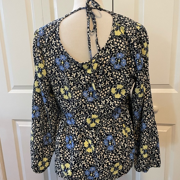 Beautiful Loft Multi Color Flower Long Sleeves Women size XS - Picture 5 of 7